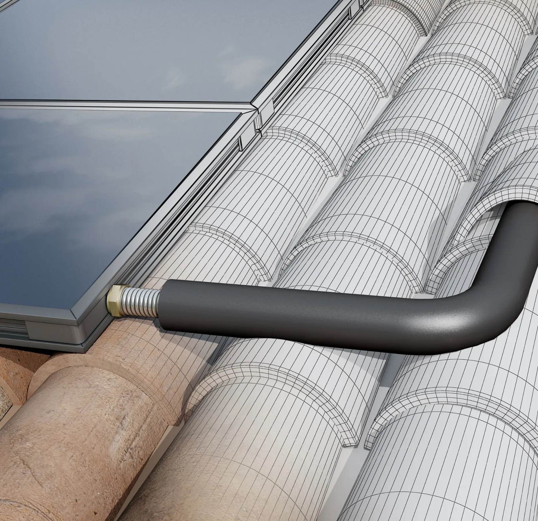 AEROLINE® pipe systems for solar technology